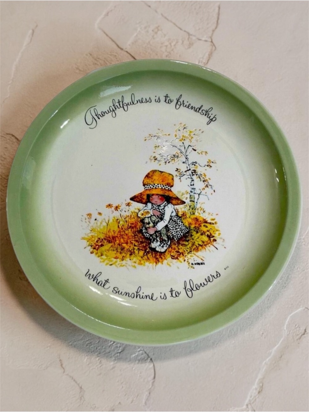 Holly Hobbie Collector’s Edition Genuine Porcelain 10.5” Decorative Plate